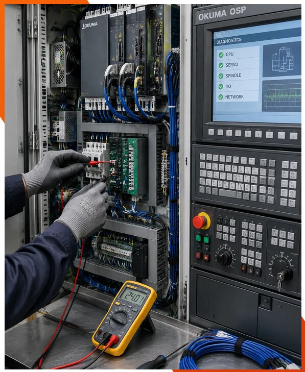 Ремонт систем ЧПУ Okuma OSP в Троицке